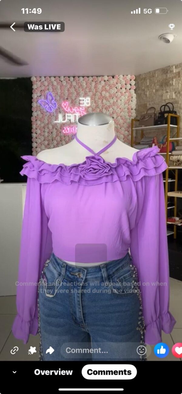 Blusa Mesh flor