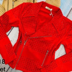 Jacket glitter red