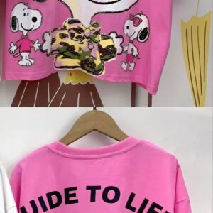 Blusa Snoopy pink